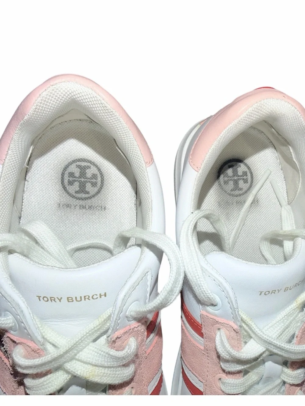 Tory Burch Howell T-Saddle Court Sneakers Size 9.5